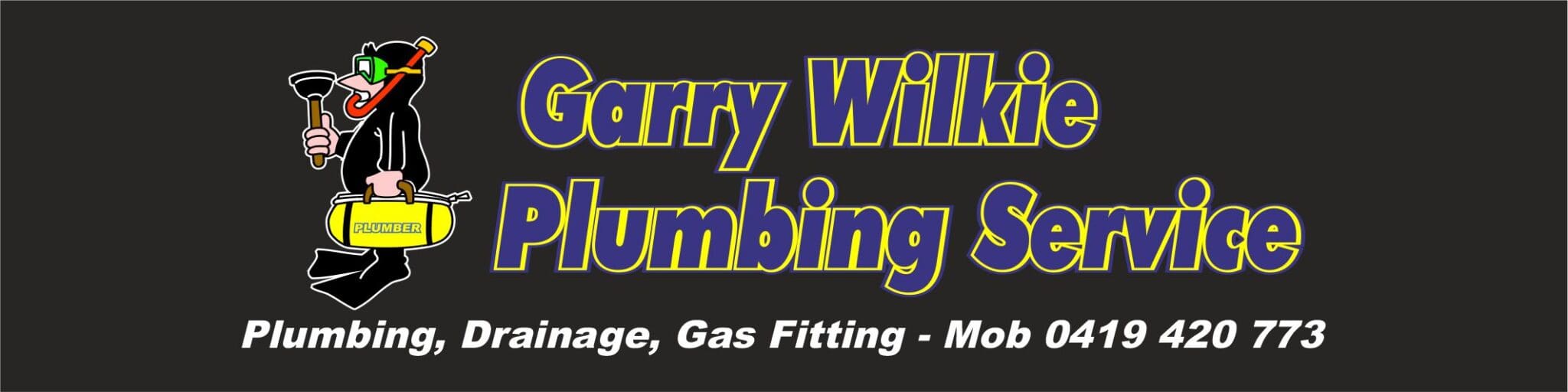 Garry Wilkie Plumbing sponsor logo